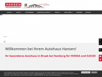 autohaus-hansen.de Webseite Vorschau