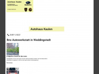 autohaus-kaulen.de Webseite Vorschau