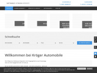 kroeger-automobile.de Webseite Vorschau