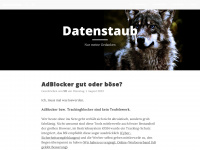 datenstaub.net Webseite Vorschau