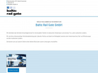 baltic-rail-gate.de Webseite Vorschau