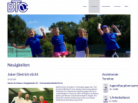 bargteheider-tennisclub.de Webseite Vorschau