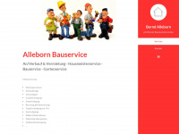 bauservice-alleborn.de Webseite Vorschau