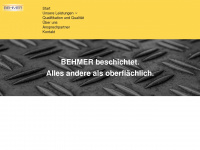 behmer-oberflaechentechnik.de Webseite Vorschau