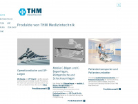 thm-medizintechnik.de Webseite Vorschau