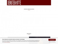 bernsteinhuette.de Webseite Vorschau