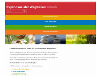 psychosozialer-wegweiser-luebeck.de Webseite Vorschau