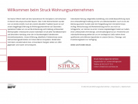 struck-wohnbau.de Webseite Vorschau