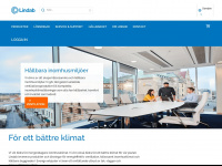 lindab.se Webseite Vorschau