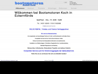 bootsmotoren-koch.de Webseite Vorschau