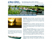 kanu-base.de Webseite Vorschau