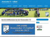 bt-fussball.de Webseite Vorschau