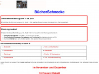 buecherschnecke.de Webseite Vorschau