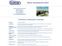 buettner-technik.de Webseite Vorschau