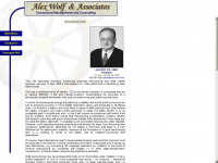 alex-wolf.com Webseite Vorschau