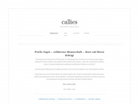 callies-kommunikation.de Webseite Vorschau