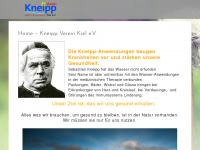 kneipp-kiel.de Webseite Vorschau