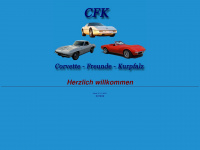 corvette-freunde-kurpfalz.de Webseite Vorschau