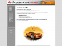 corvettebergen.com Webseite Vorschau