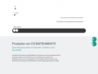 cs-instruments.com Webseite Vorschau