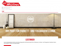 parkett-mueller.eu Webseite Vorschau