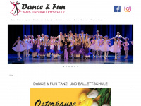 dance-fun.net Webseite Vorschau