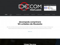 decom.de Webseite Vorschau