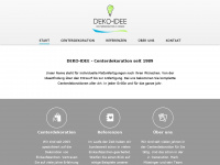 deko-idee.net Webseite Vorschau