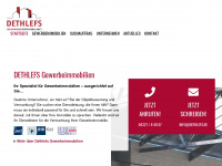 dethlefs.de Webseite Vorschau