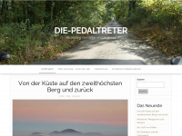 die-pedaltreter.de Webseite Vorschau