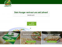 dinos-pizzaservice.de Webseite Vorschau
