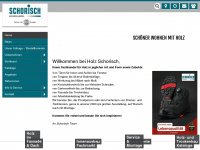 holz-schorisch.de Webseite Vorschau