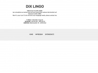dix-lingo.de Webseite Vorschau