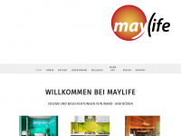maylife.eu Webseite Vorschau