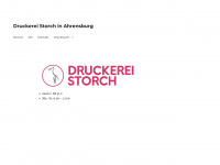 druckerei-storch.de Webseite Vorschau