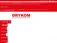 drykom.de Webseite Vorschau