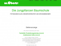 eberts-baumschulen.de Webseite Vorschau