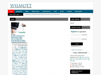 wilmott.com Webseite Vorschau