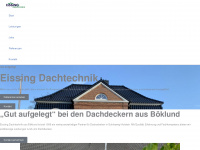 eissing-dachtechnik.de Webseite Vorschau