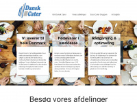 cater.dk Webseite Vorschau