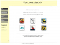 exler-lackiertechnik.de Webseite Vorschau
