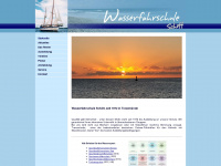 wasserfahrschule.de Webseite Vorschau