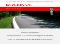 fahrschule-koenecke.de Webseite Vorschau