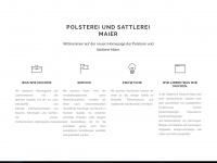 polsterei-maier.de Webseite Vorschau