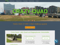 crazy-quad.de Webseite Vorschau