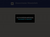 blasorchesterwewelsfleth.de Webseite Vorschau