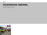 feuerwehr-oberwil.ch Webseite Vorschau
