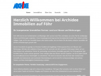 foehr-archidee.de Webseite Vorschau