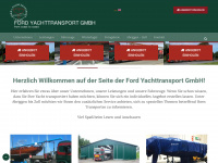 ford-yachttransport.de Webseite Vorschau