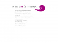 alacarte-design.de Webseite Vorschau